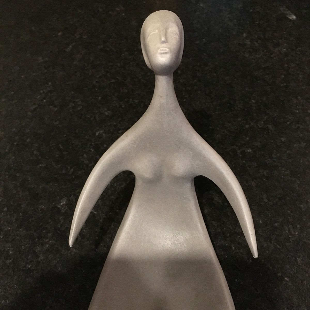 female figure planter holder Saar Ceramics